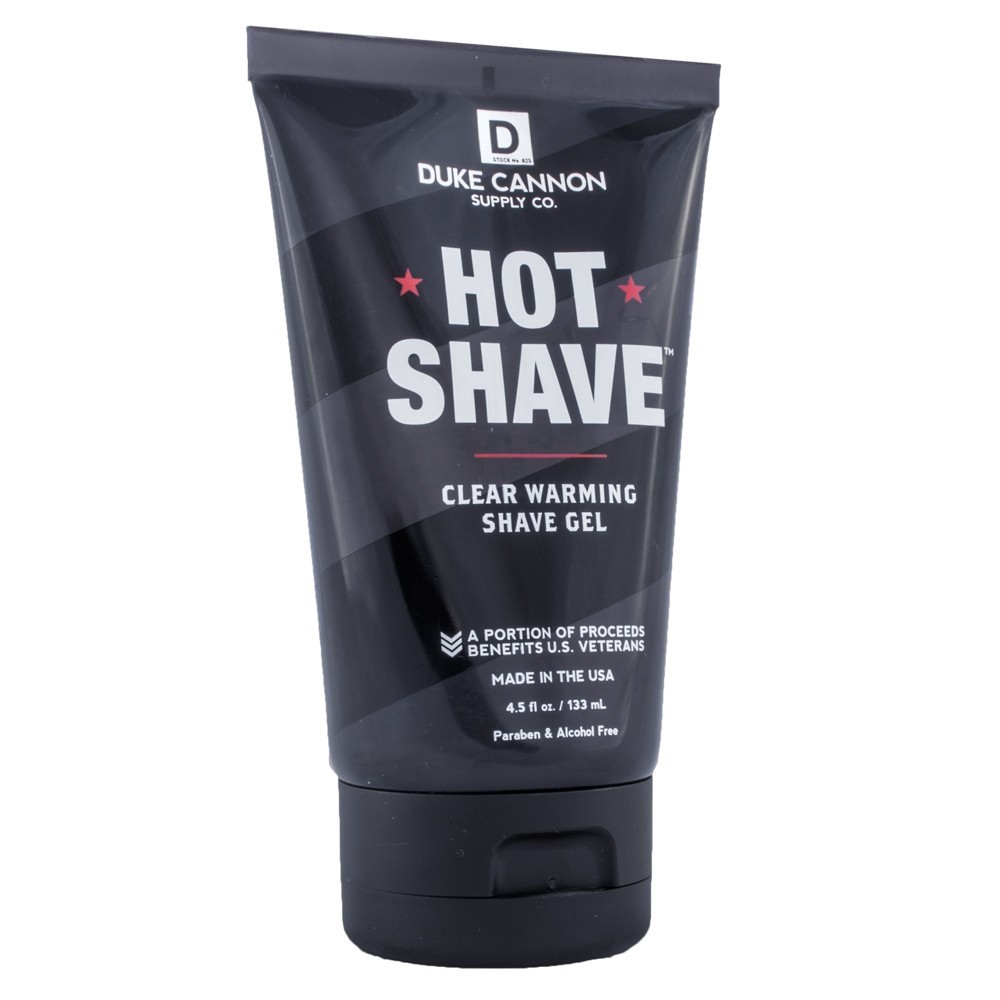 slide 3 of 3, Duke Cannon Hot Shave Clear Warming Shave Gel, 4.5 oz