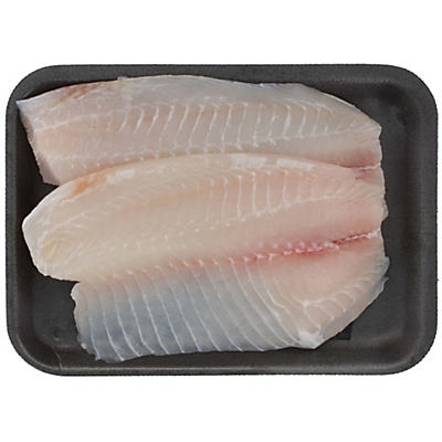 slide 1 of 1, Fish Market Fresh Boneless Tilapia Fillet, per lb