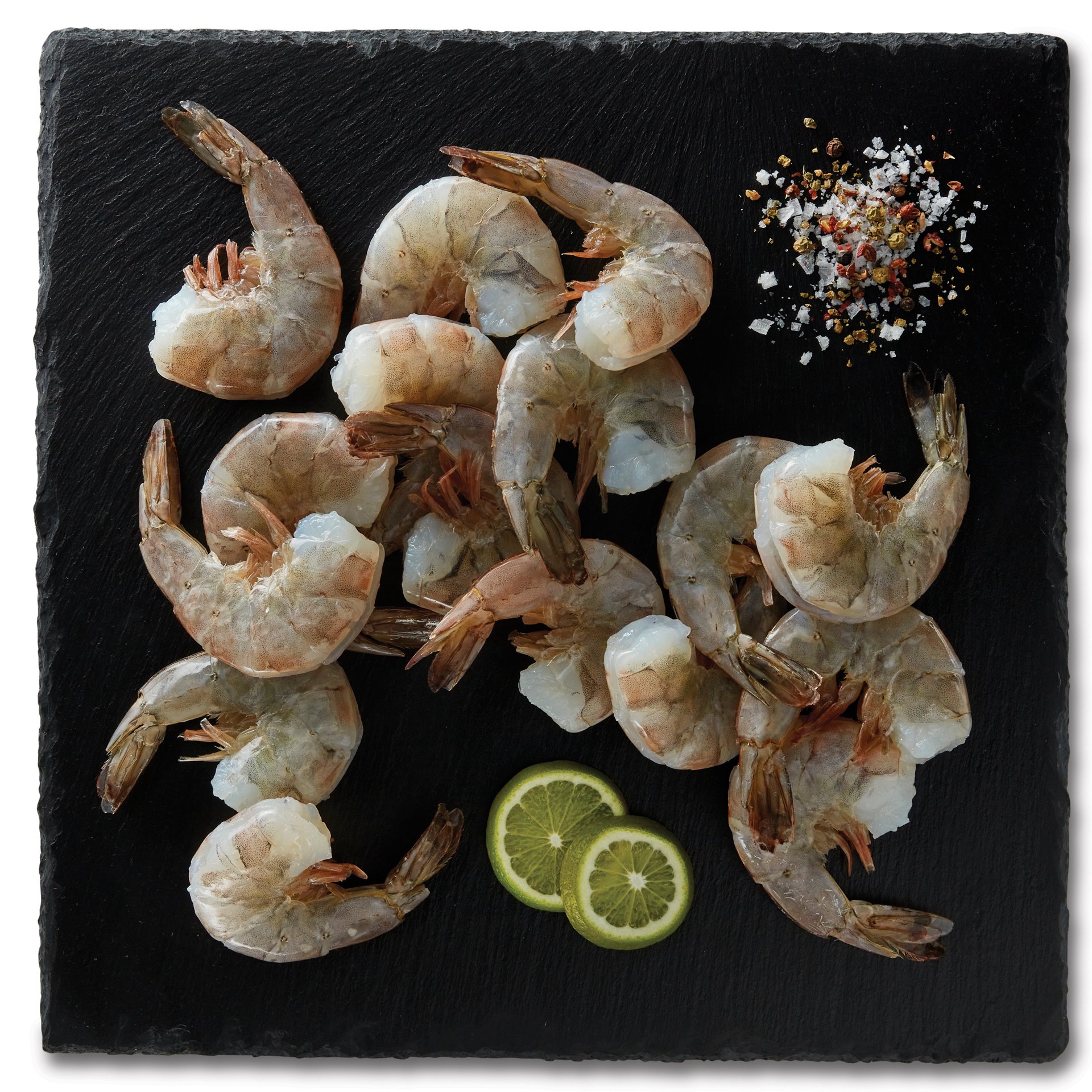 slide 1 of 1, H-E-B Fish Market Easy Peel Colossal White Raw Shrimp, 13 - 15 ct/lb, per lb