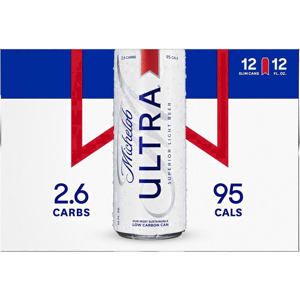 slide 64 of 144, Michelob ULTRA Light Beer, 12 Pack Beer, 12 FL OZ Cans, 12 ct; 12 fl oz