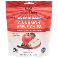 Good Sense No Sugar Added Cinnamon Apple Chips 1.75 oz