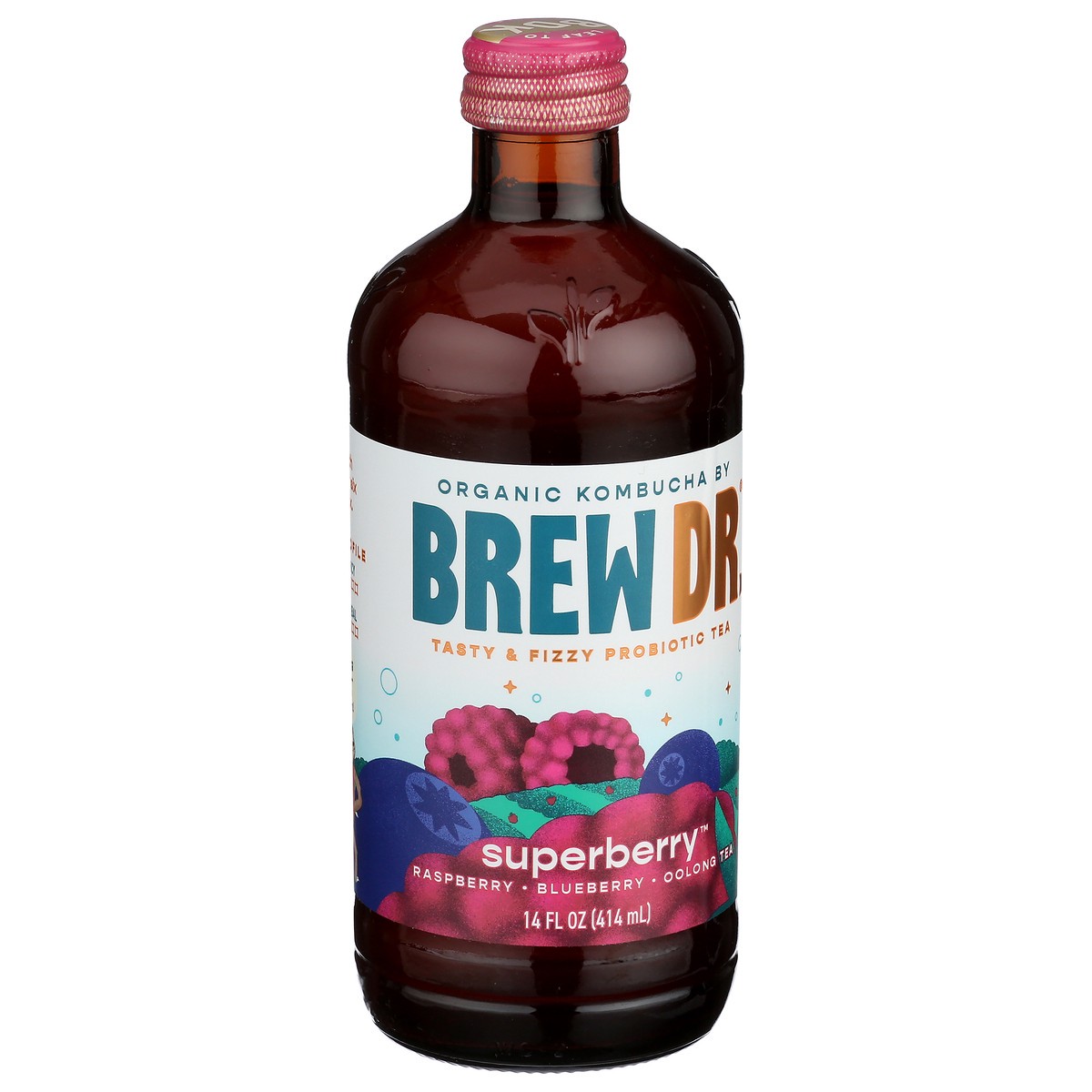 slide 5 of 9, Brew Dr. Brew Dr Kombucha Superberry - 14 fl oz, 14 fl oz