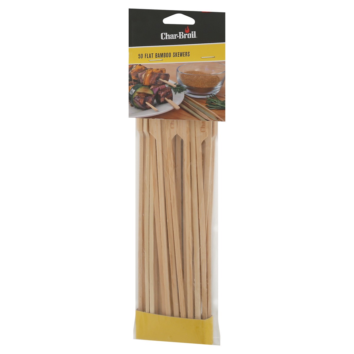 slide 5 of 9, Char-Broil Bamboo Flat Skewers 50 ea, 50 ct
