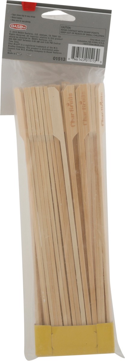 slide 2 of 9, Char-Broil Bamboo Flat Skewers 50 ea, 50 ct