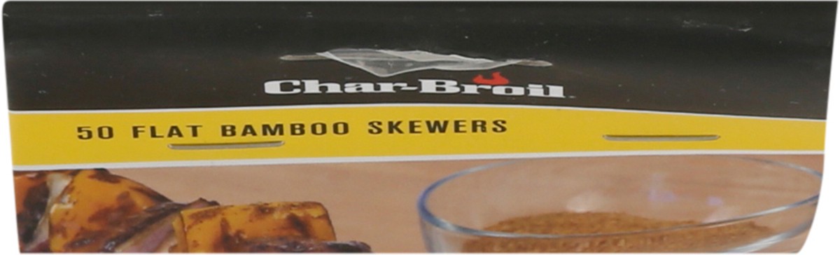 slide 3 of 9, Char-Broil Bamboo Flat Skewers 50 ea, 50 ct