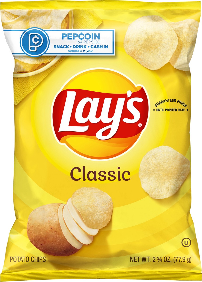 slide 4 of 4, Lay's Potato Chips, 2.88 oz