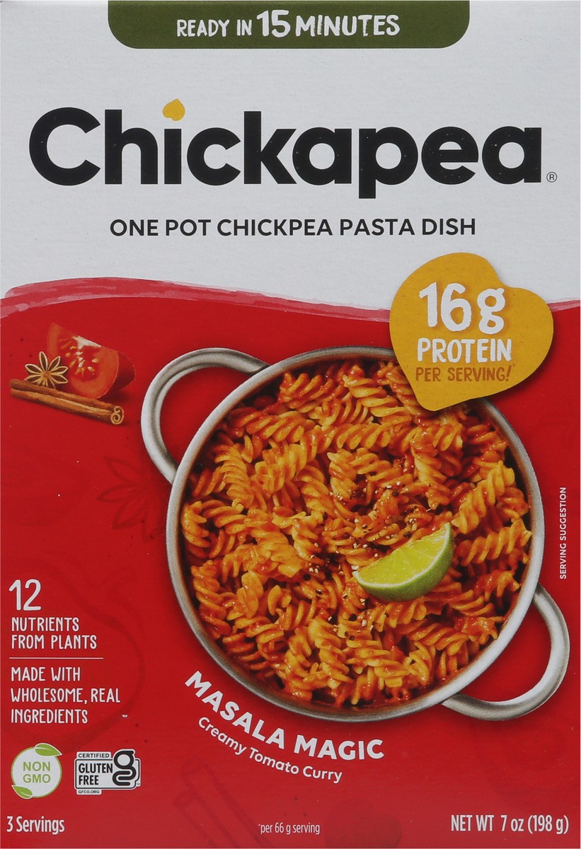 slide 5 of 9, Chickapea Masala Magic Pasta Dish 7 oz, 7 oz