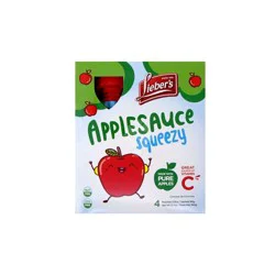 Lieber's Squeezy Applesauce Pouches