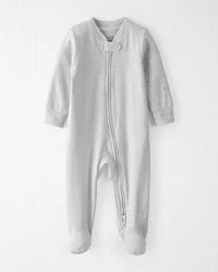Littleplanet Baby Organic Cotton Sleep & Play Pajamas Gray 6M