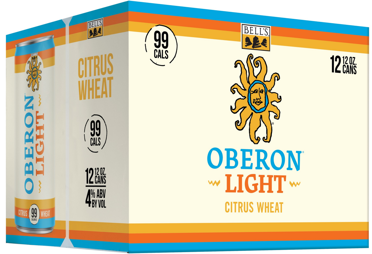 slide 1 of 9, Bell's Oberon Light 12/12oz Can, 144 oz