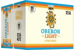 Oberon Light Citrus Wheat Beer 12pk 12oz Cans