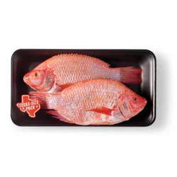 H-E-B Responsibly Raised Fresh Whole Red Tilapia - Texas-Size Pack