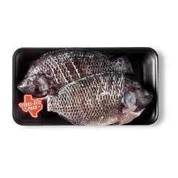 H-E-B Responsibly Raised Fresh Whole Scored Tilapia - Texas-Size Pack