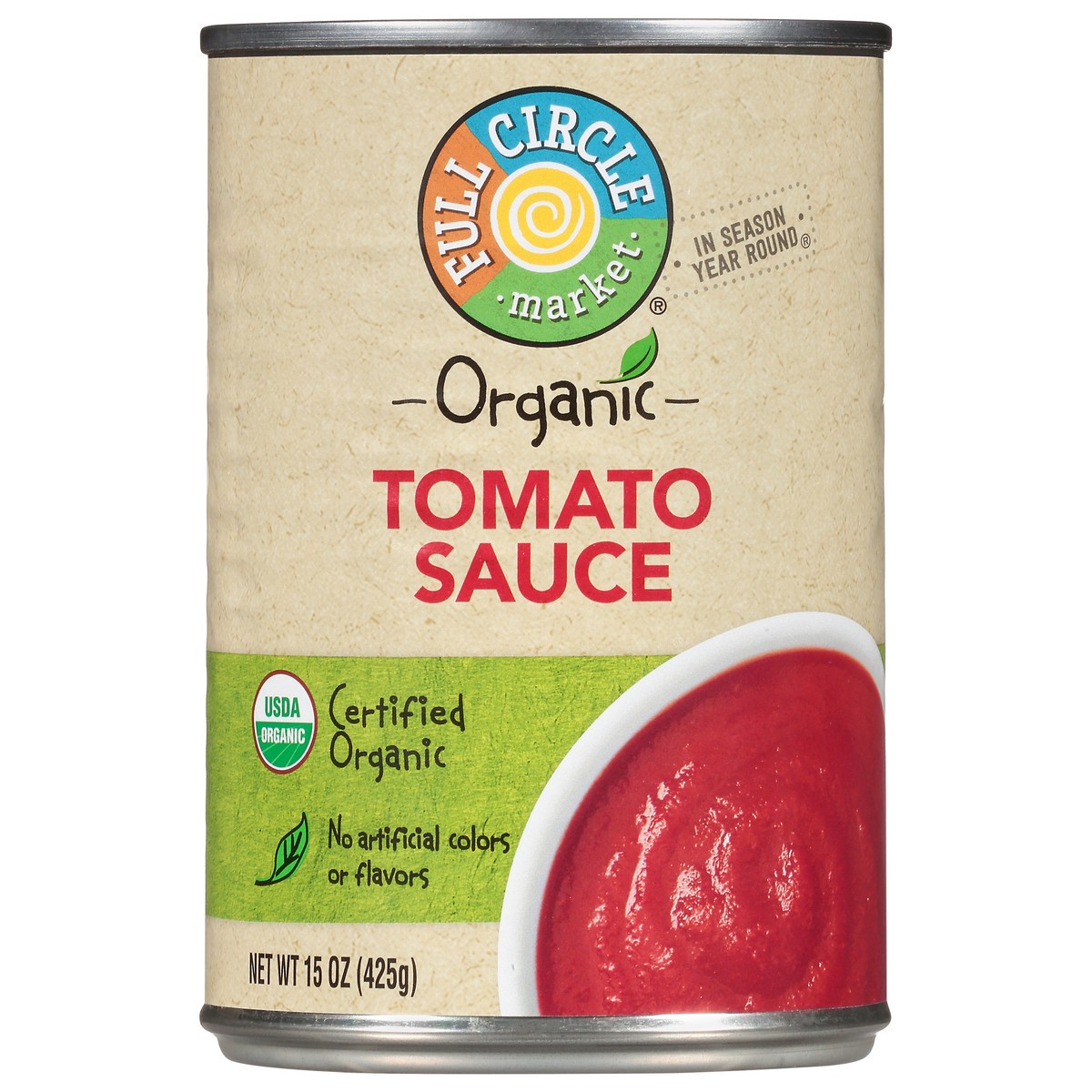 slide 14 of 16, Full Circle Market Organic Tomato Sauce 15 oz, 15 oz