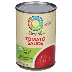 Full Circle Market Organic Tomato Sauce 15 oz