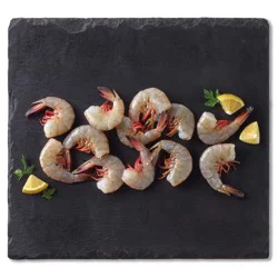 H-E-B Wild Caught Fresh Colossal White Gulf Raw Shrimp