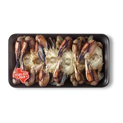 H-E-B Wild Caught Raw Whole Blue Gumbo Crab - Texas-Size Pack