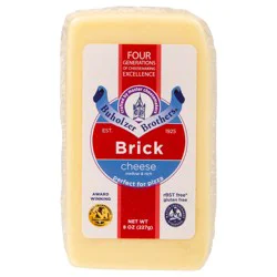 Buholzer Brothers 8oz Brick Cheese (Cracker Cut)