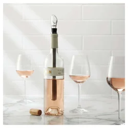 Houdini Wine Chiller w/Pourer-Stainless Steel
