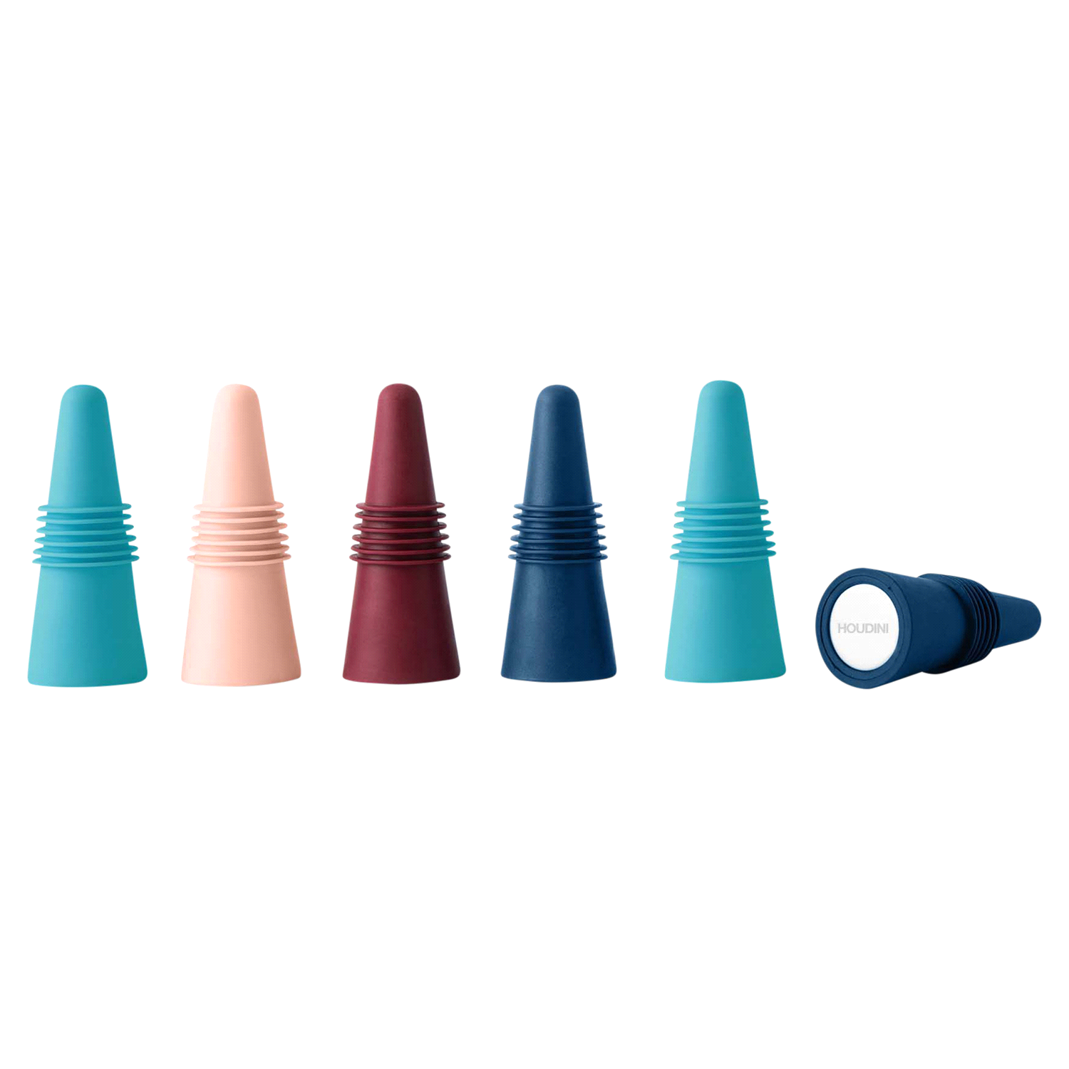 slide 1 of 1, Houdini Wine Stoppers 2 ea, 2 ct