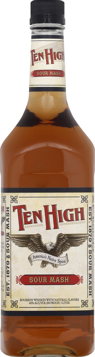 slide 6 of 9, Ten High Bourbon Whiskey 1 lt, 1 l