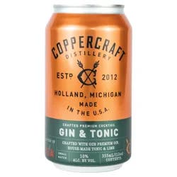 Coppercraft Distillery Gin & Tonic