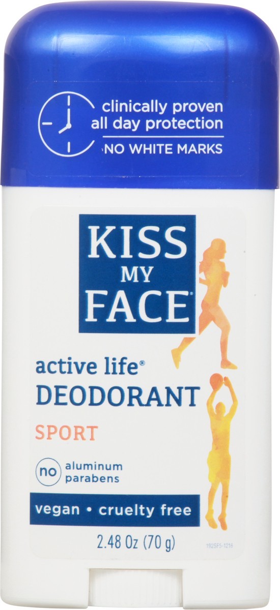 slide 12 of 12, Kiss My Face Active Life Sport Deodorant 2.48 oz, 2.48 oz