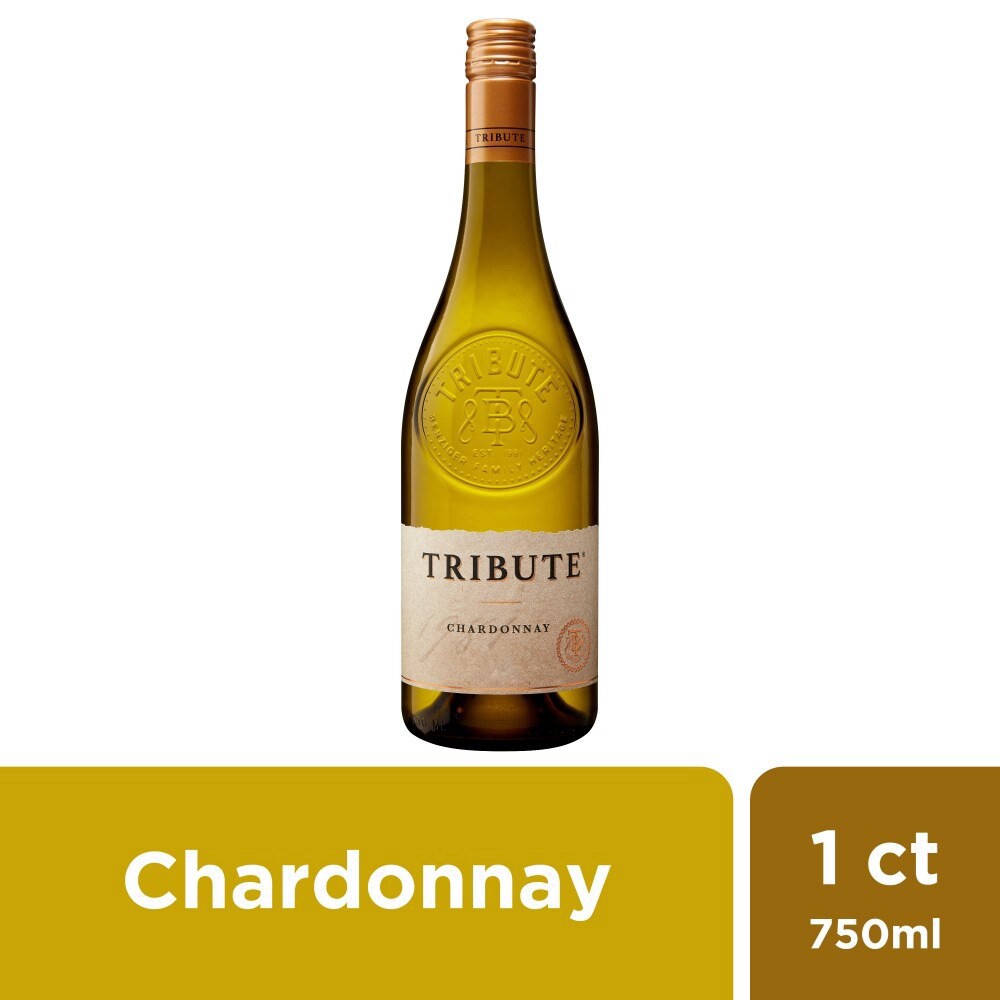 slide 4 of 6, Tribute Chardonnay 750 ml, 750 ml