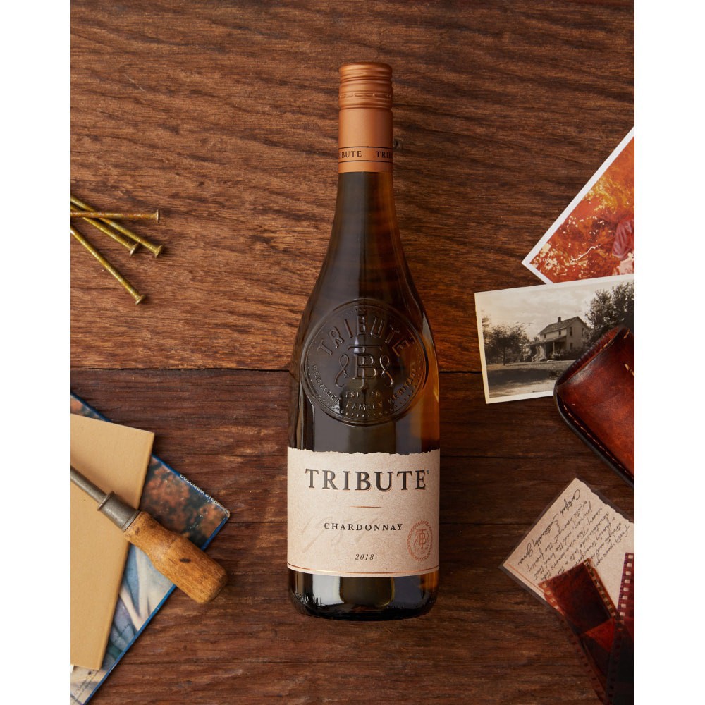 slide 3 of 6, Tribute Chardonnay 750 ml, 750 ml