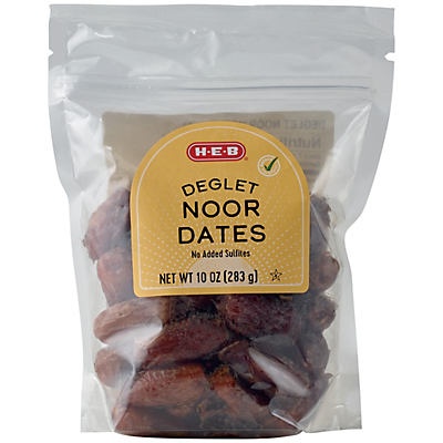 slide 1 of 1, H-E-B Dried Pitted Dates, 10 oz