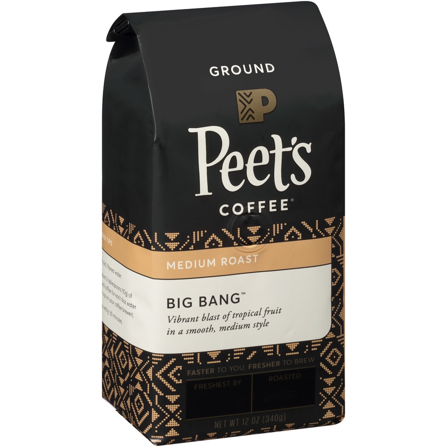 slide 2 of 6, Peet's Coffee Big Bang Medium Roast Ground Coffee, 12 oz