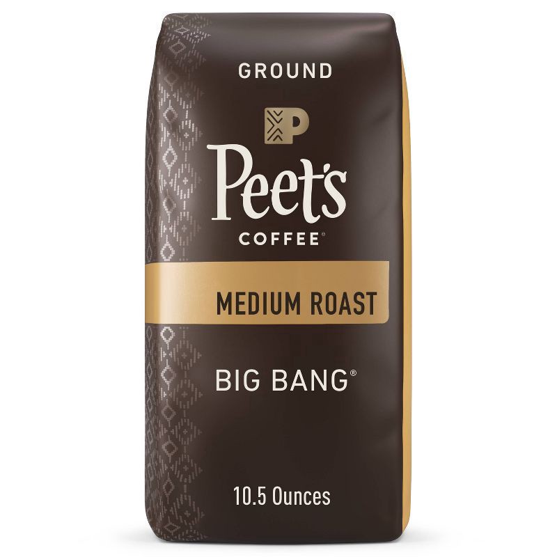 slide 1 of 3, Peet's Coffee Big Bang Medium Roast Ground Coffee - 10.5oz, 12 oz