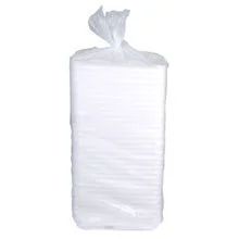 Kitchen Essentials 8.25 X 10.25 Inch Foam 5-Compartment School Lunch Trays, White