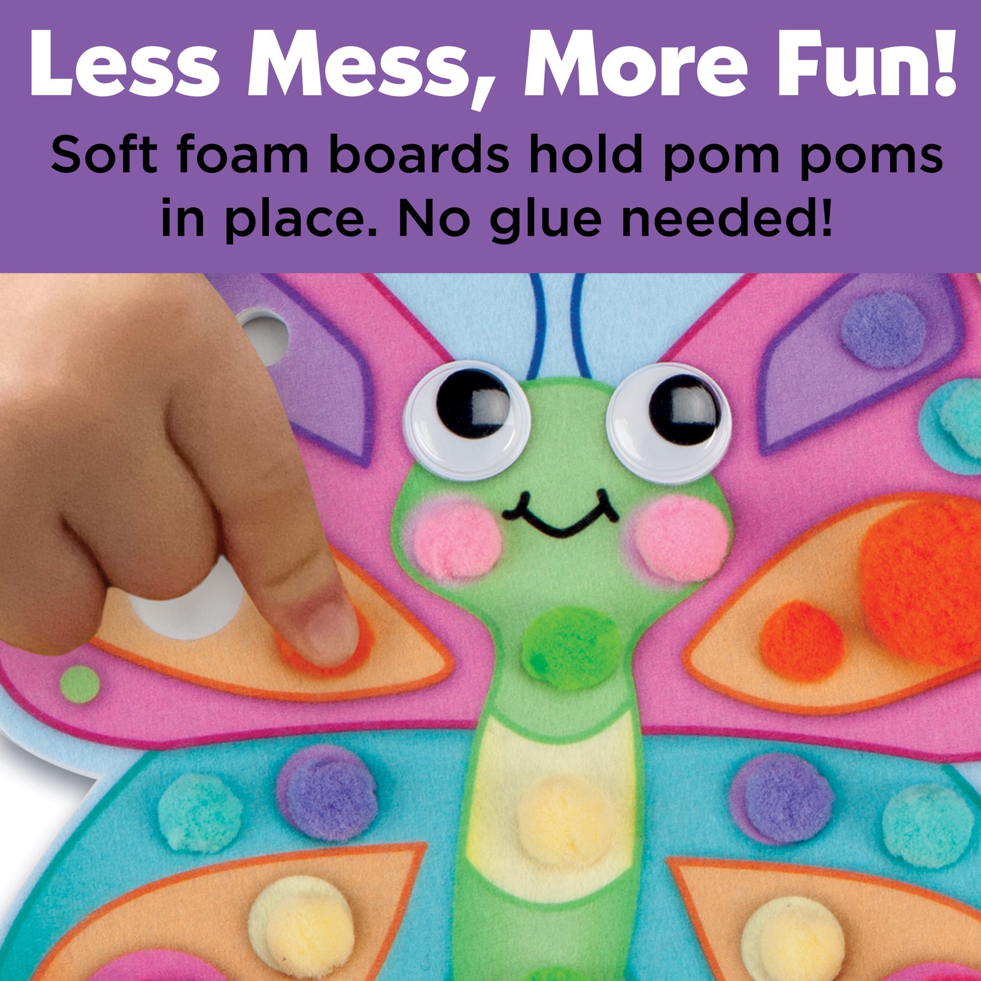 slide 5 of 8, Faber-Castell Creativity For Kids Garden Pom Pom Pictures Kit, 1 ct