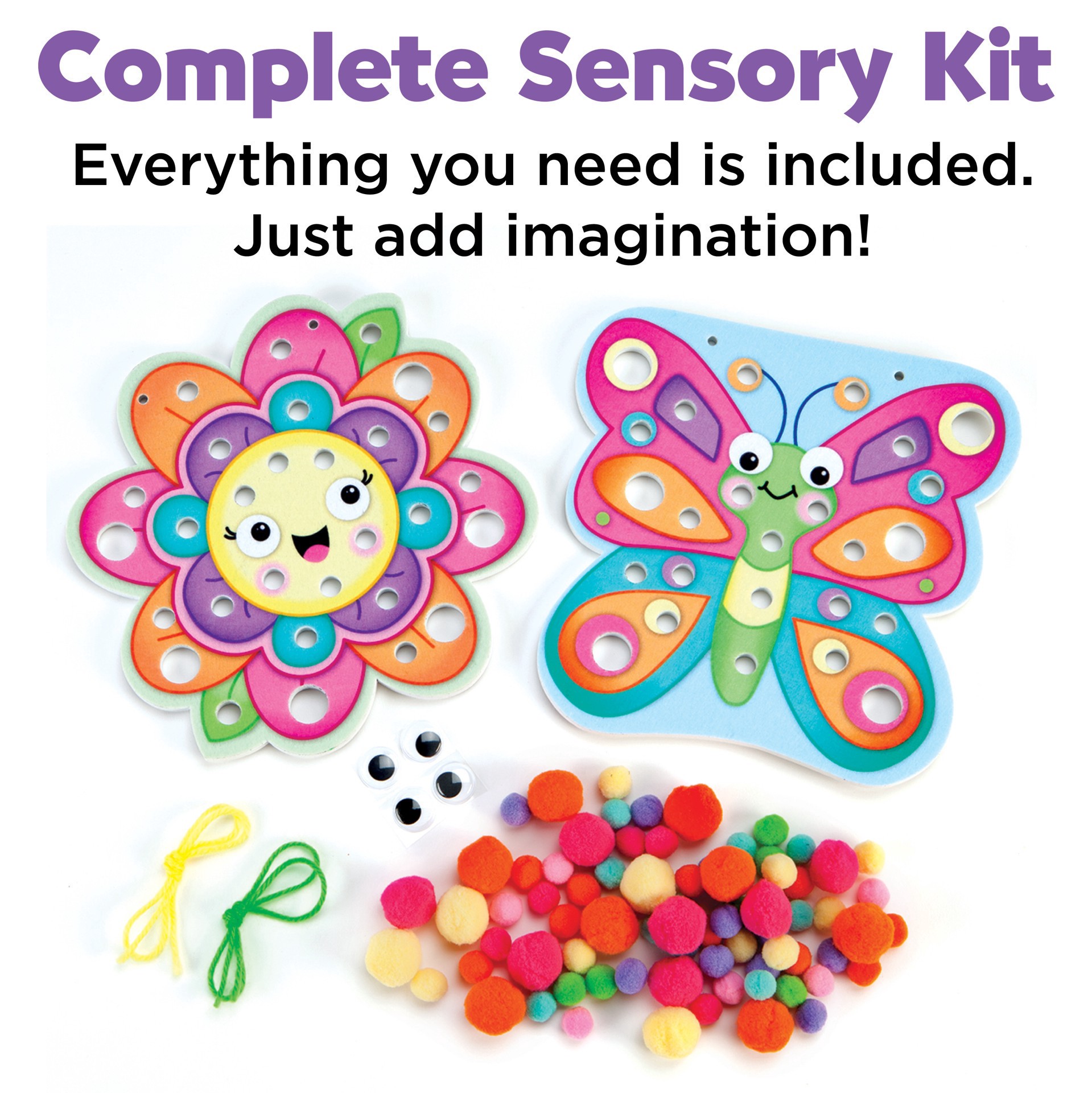 slide 4 of 8, Faber-Castell Creativity For Kids Garden Pom Pom Pictures Kit, 1 ct