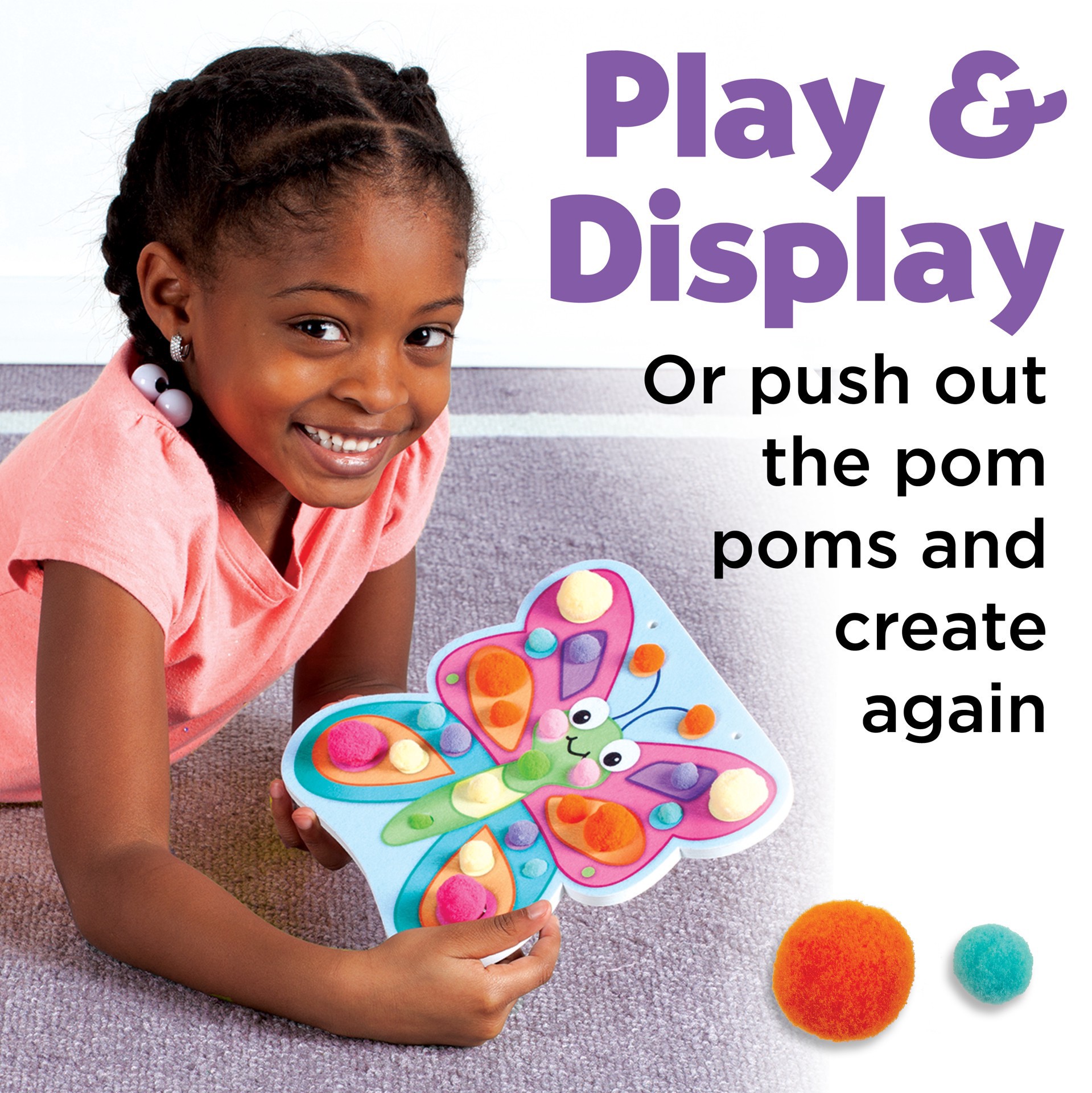 slide 3 of 8, Faber-Castell Creativity For Kids Garden Pom Pom Pictures Kit, 1 ct