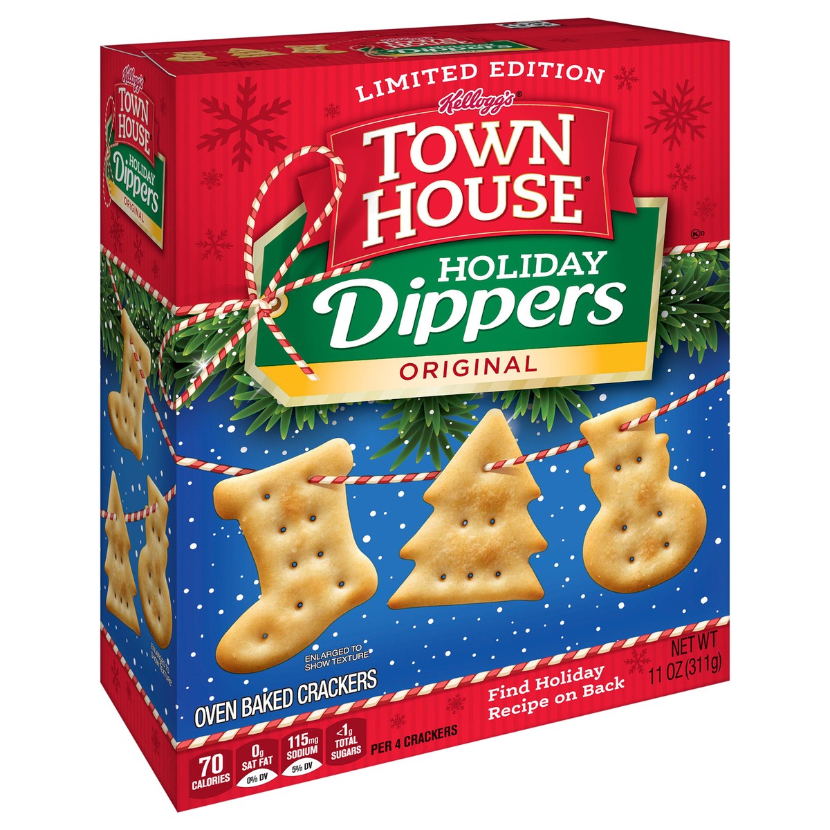 slide 9 of 12, Town House Kellogg's Town House Dippers Crackers, Original, 11 oz, 11 oz