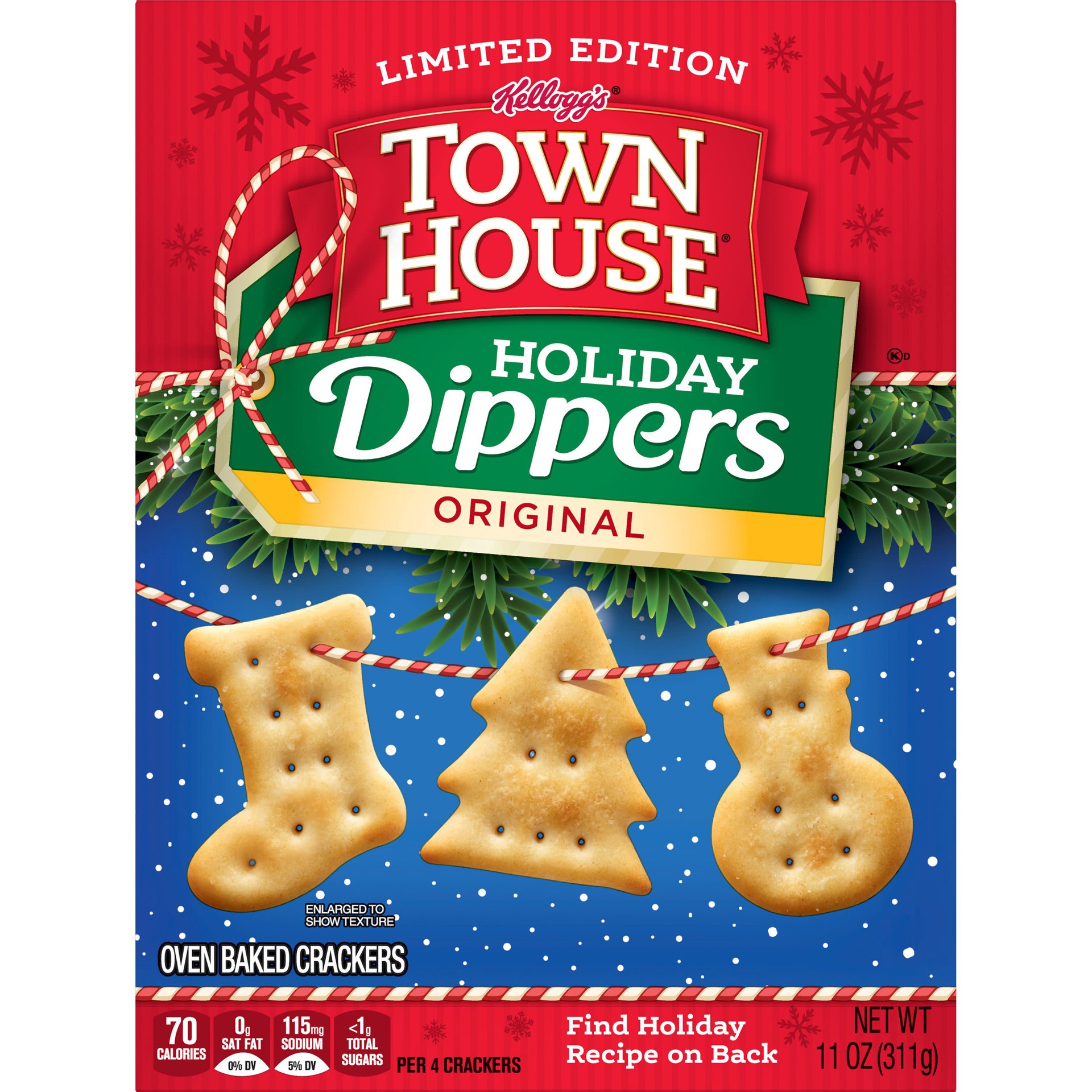 slide 1 of 12, Town House Kellogg's Town House Dippers Crackers, Original, 11 oz, 11 oz