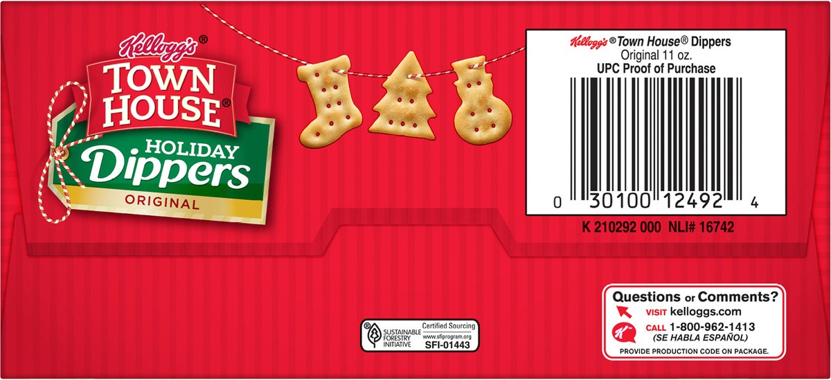 slide 12 of 12, Town House Kellogg's Town House Dippers Crackers, Original, 11 oz, 11 oz