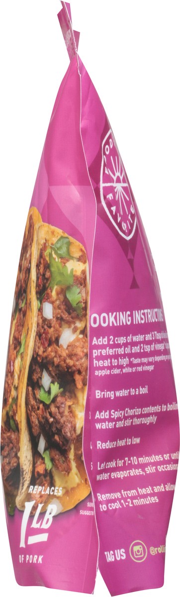 slide 8 of 9, RollinGreens Plant-Based Spicy Chorizo Me'Eat 4.5 oz, 4.5 oz