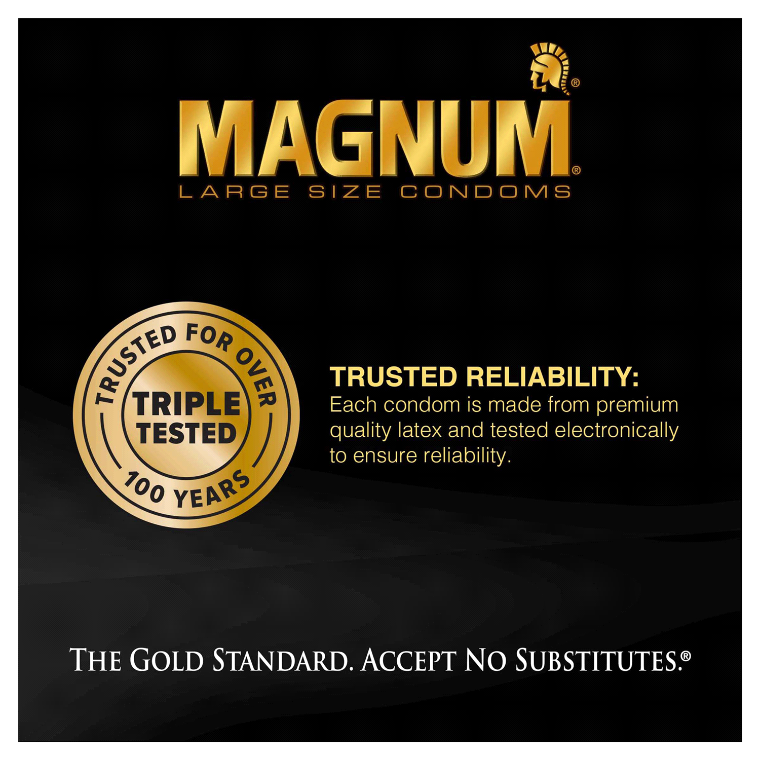 slide 3 of 4, Trojan Magnum Bareskin Large Condoms, Value Pack of Lubricated Condoms, 24 Count, 24 ct