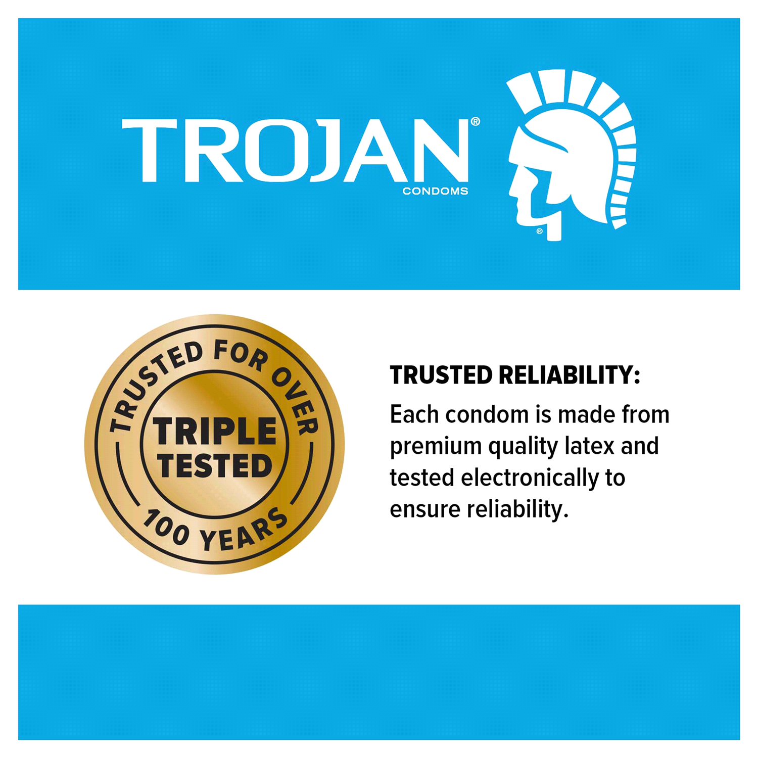 slide 5 of 5, Trojan ENZ Armor Spermicidal Lubricant Premium Latex Condoms, 36 ct