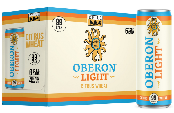 slide 6 of 9, Bell's Oberon Light 6/12oz Can, 72 oz
