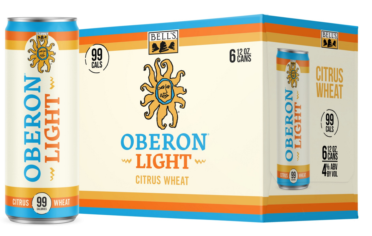 slide 5 of 9, Bell's Oberon Light 6/12oz Can, 72 oz
