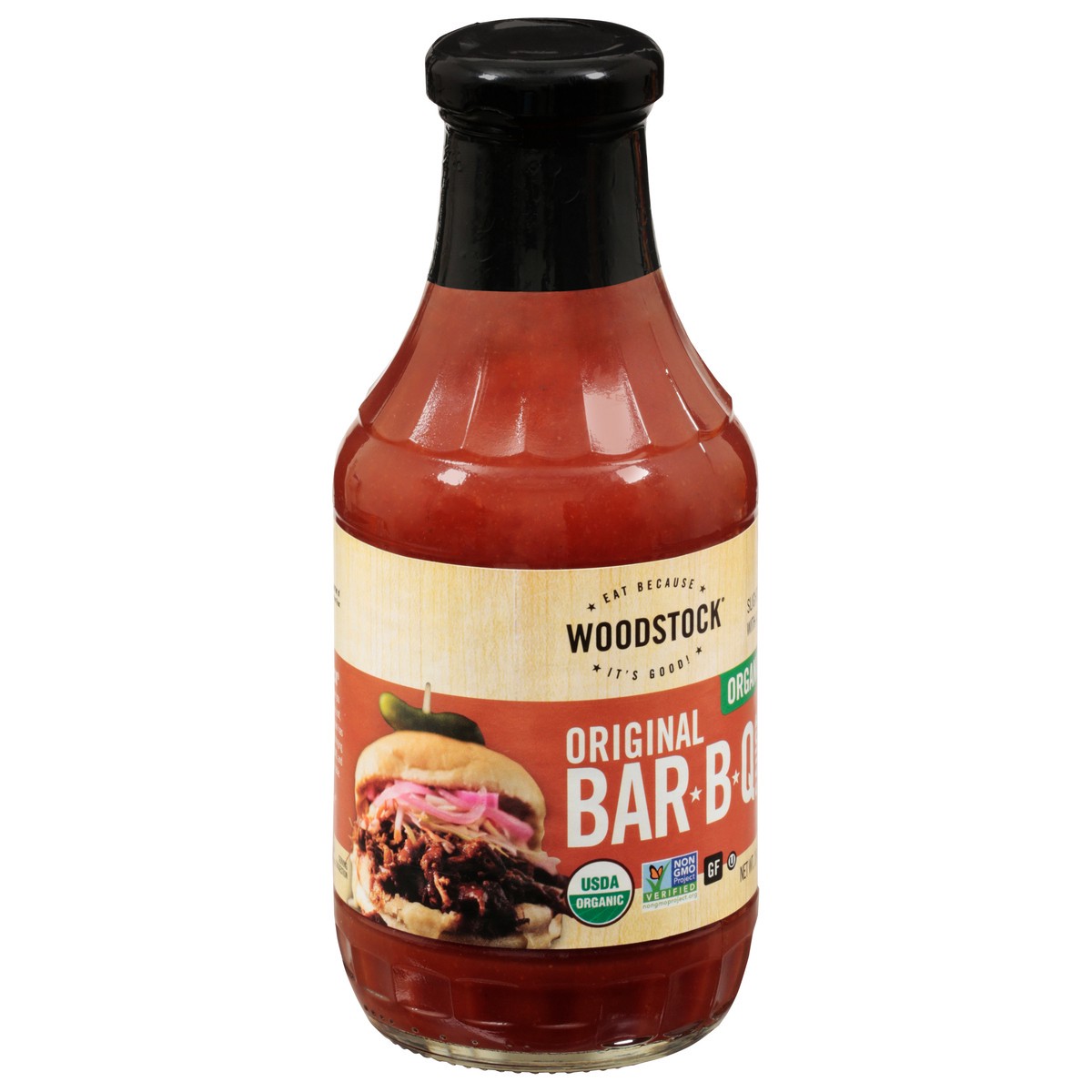 slide 3 of 9, Woodstock Organic Original Bar-B-Q Sauce 18 oz, 18 oz