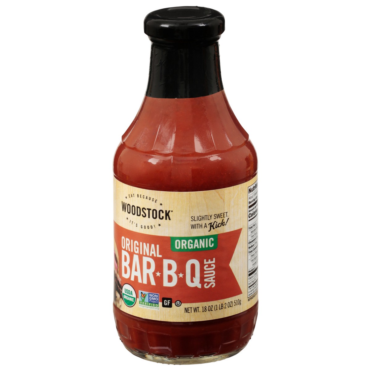 slide 7 of 9, Woodstock Organic Original Bar-B-Q Sauce 18 oz, 18 oz