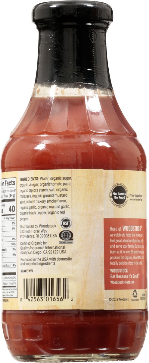 slide 5 of 9, Woodstock Organic Original Bar-B-Q Sauce 18 oz, 18 oz