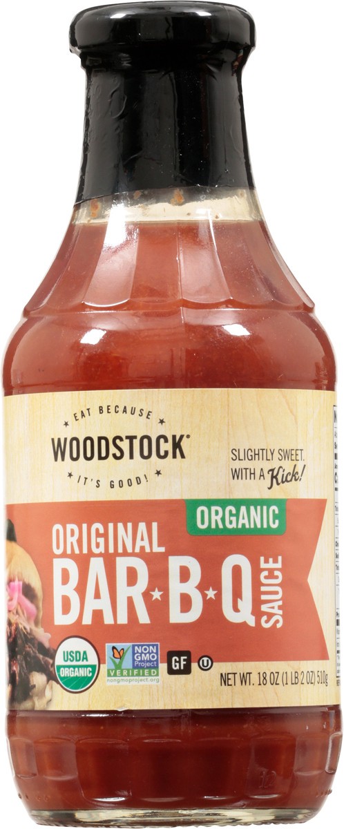 slide 6 of 9, Woodstock Organic Original Bar-B-Q Sauce 18 oz, 18 oz