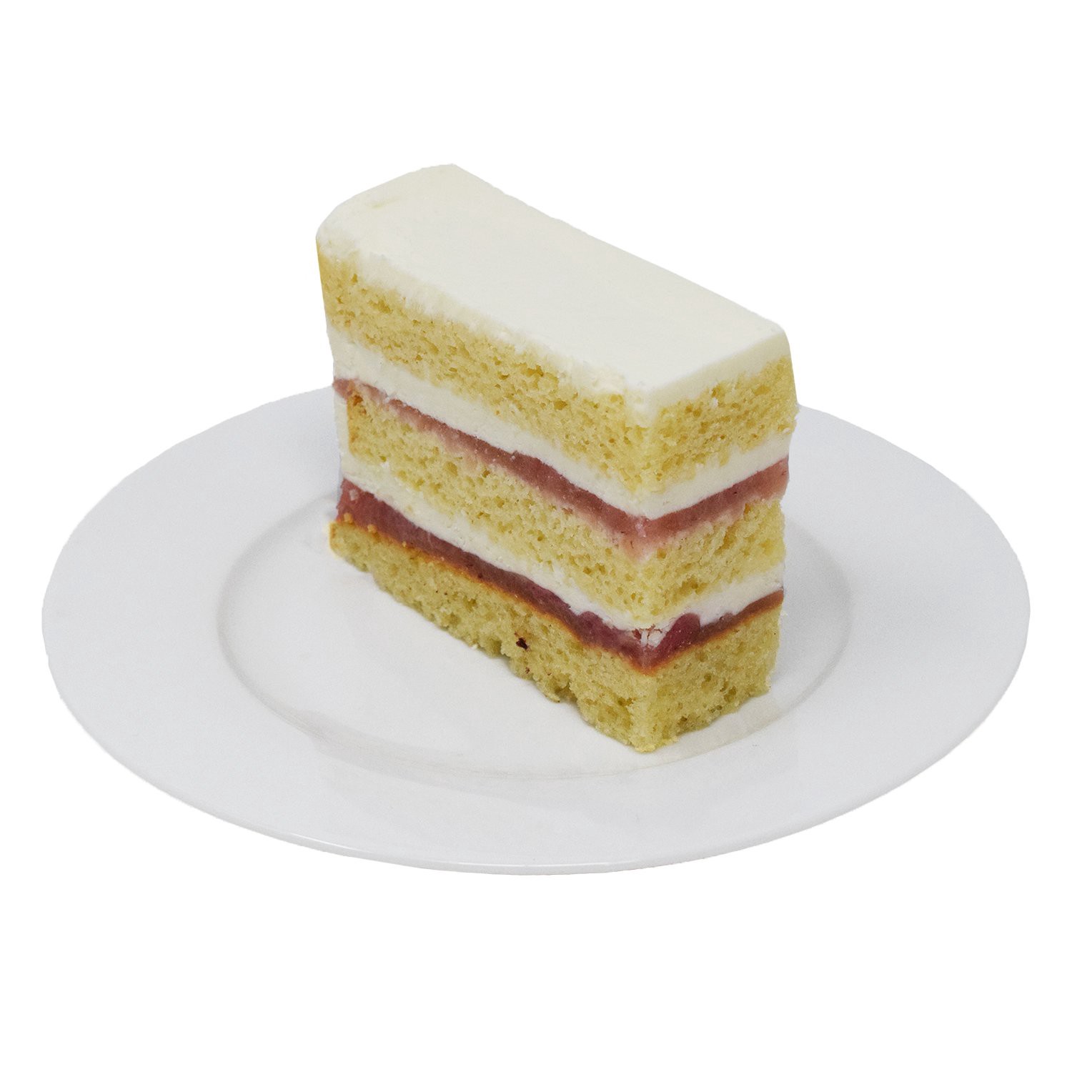 slide 1 of 1, H-E-B Bakery Strawberry Shortcake Cake Slice, 1 ct
