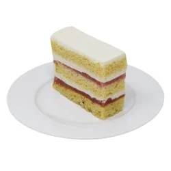 H-E-B Bakery Strawberry Shortcake Cake Slice